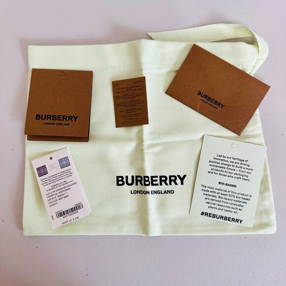 BURBERRY GREY MINK LEATHER NOVA CHECK CANVAS ZIP-AROUND CONTINENTAL WALLET - Picture 9 of 10